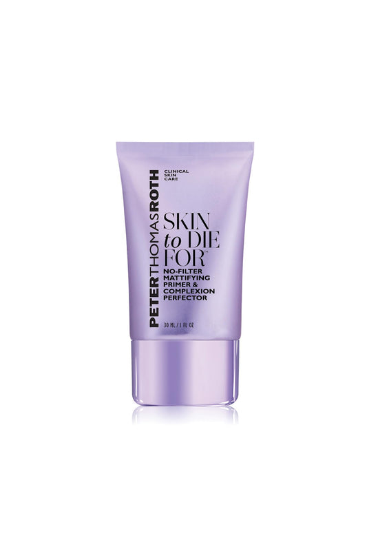 Peter Thomas Roth | Skin to Die For No-Filter Mattifying Primer & Complexion Perfector | Universal Tint for All Skin Tones, Blurs and Helps Reduce the Look of Pores