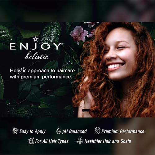 Enjoy Holistic Volumizing Blowout Gel for Fine to Medium Hair - Adds Texture & Definition, pH Balanced, 10.1 Fl Oz