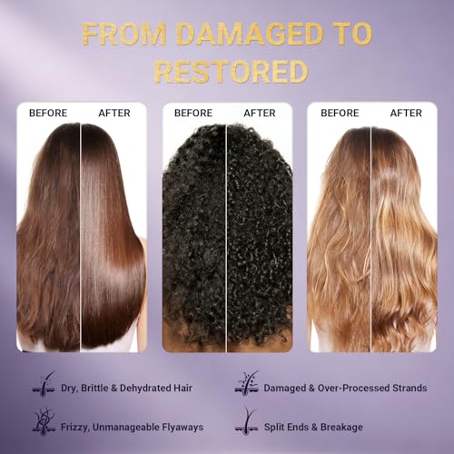 Keratin Hair Mask for Damaged Hair - Deep Conditioning & Repair Treatment