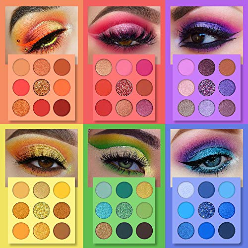 UCANBE 54 Color Eyeshadow Palette - Matte Shimmer Glitter