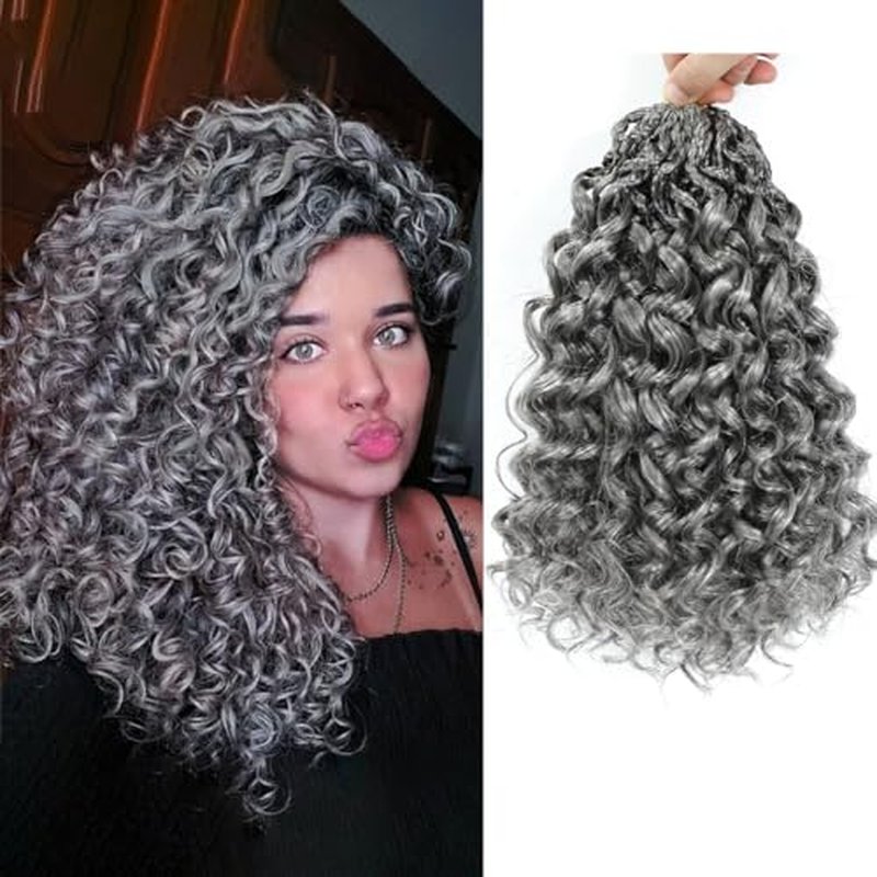 Gogo Curl Crochet Hair 14 Inch 8 Pack Pre-looped