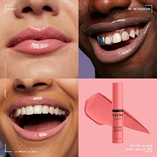 NYX Butter Gloss Non-Sticky Lip Gloss Creme Brulee & Vanilla Cream Pie