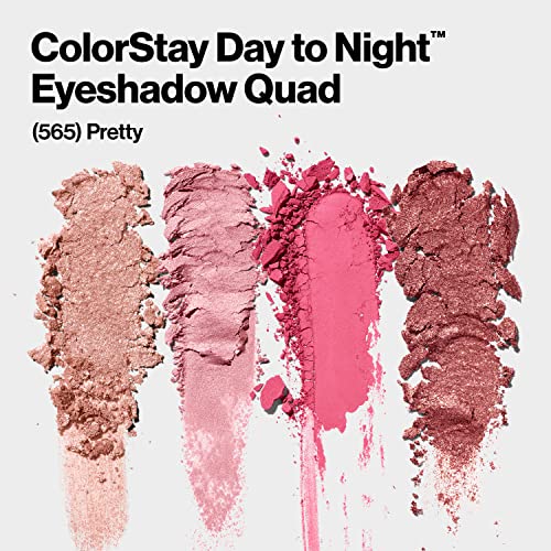 Revlon ColorStay Day to Night Eyeshadow Quad, 565 Pretty