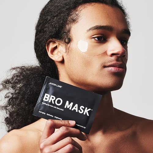 JAXON LANE Bro Hydrogel Under Eye Patches for Men, 6 Pairs