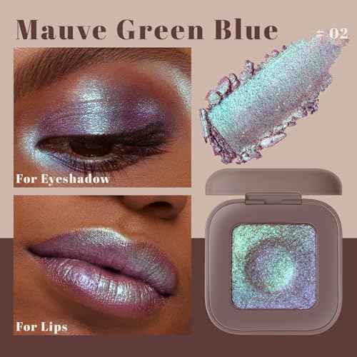 Noerrors Duochrome Glitter Eyeshadow Palette - Holographic Shimmer