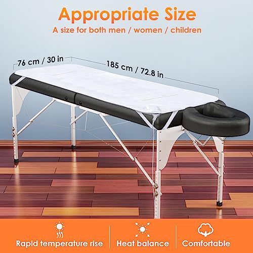 Yoshiko Electric Massage Table Warmer Pad - 9 Heat Settings (72.8" x 30")