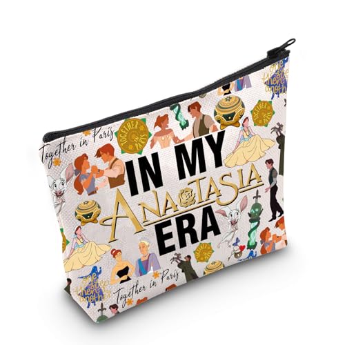 WCGXKO Princess Movie Gift Musical Lover Gift In My AnastaEra Makeup Bag Princess Fans Merch (Anasta Bag)