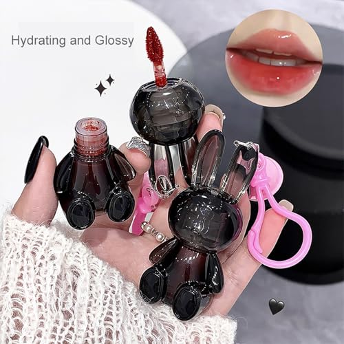 Bunny Hydrating Lip Gloss Set - 3Pcs Jelly Liquid Lipsticks