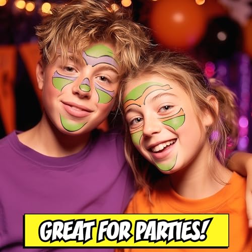 TMNT Temporary Tattoos for Kids – Leonardo, Donatello, Michelangelo & Raphael
