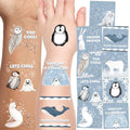 Cheerland Winter Friends Temporary Tattoos - 108pcs Arctic Animals