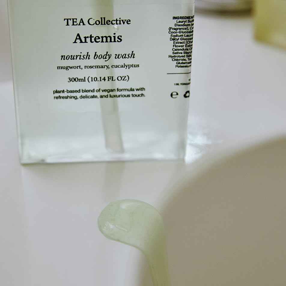 TEA Collective Artemis Nourish Body Wash l Artemisia, Rosemary, Eucalyptus l 9.46 Fl Oz l Product of Korea