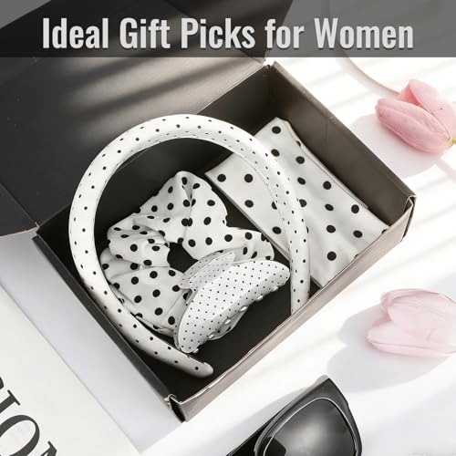 Polka Dot Hair Accessories 4-Pack Set for Women