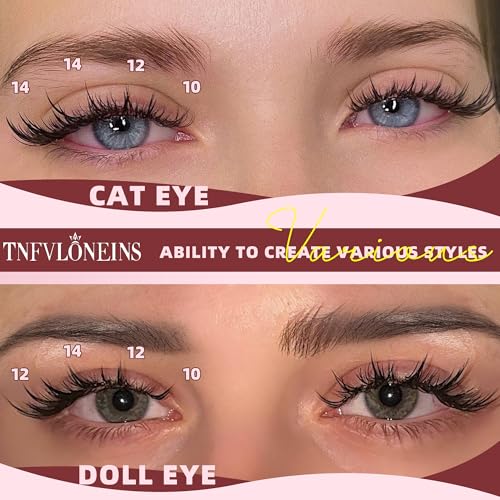 Bunny Lash Clusters - Natural Manga Eyelash Extensions 10-14mm