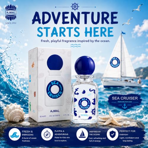 Ajmal SeaCruiser Boys Perfume 50ml – Fresh Spicy Woody