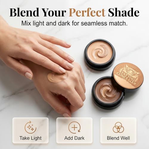 Waterproof Scar Concealer Full Coverage - All Day Wear