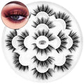 DYSILK Wispy Mink Lashes - 7 Pairs Reusable Faux Eyelashes