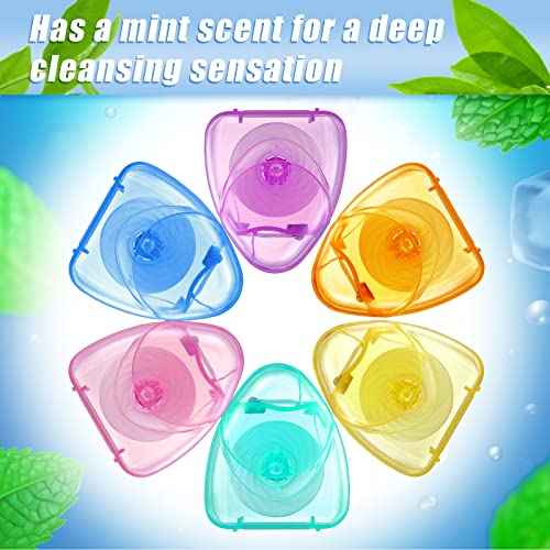 Patelai 200 Boxes Dental Floss Bulk Each 54 Yards/50 M Mint Waxed Mini Travel Size Tooth Floss Picks Pack Individually Wrapped for Adults Homeless Teeth and Gum Protection
