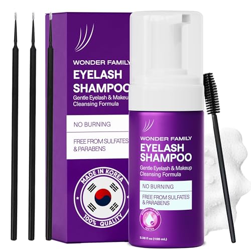 Lash Shampoo Kit with Spoolie & Microbrushes — Eyelash Extension Cleanser