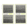 Manga Lash Clusters Natural Eyelash Clusters C Curl Cluster Eyelash Extensions 10-16mm Manga Individual Lashes 320 pcs Lightweight Lashes Clusters DIY at Home£¨40D False Lashes)
