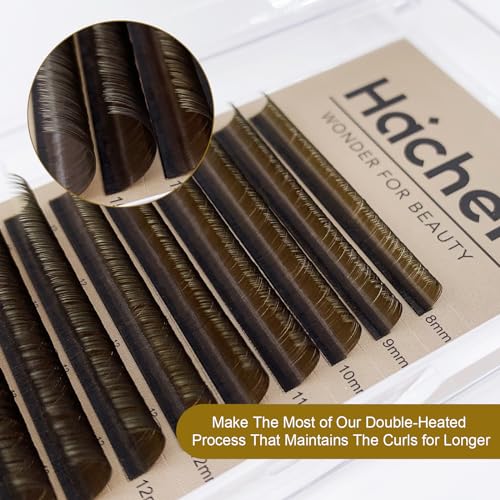 Brown Lash Extensions 0.05 C Curl 8-16mm Mixed Tray