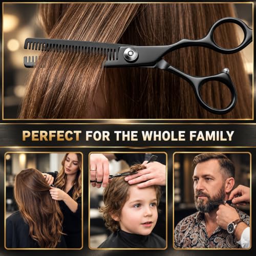 XWKJLIE 20-Piece Professional Hairdressing Scissors & Shears Kit for Barber & Home Use
