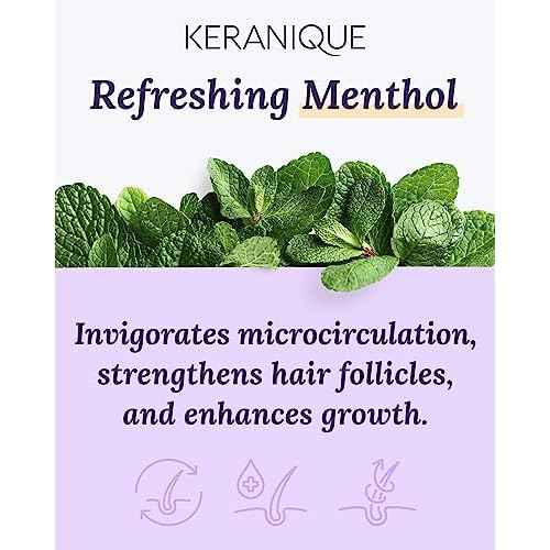 Keranique Volumizing Shampoo and Conditioner Set for Hair Repair and Growth with Biotin and Keratin for Women, Thinning Hair Formula, 8 Fl Oz Each