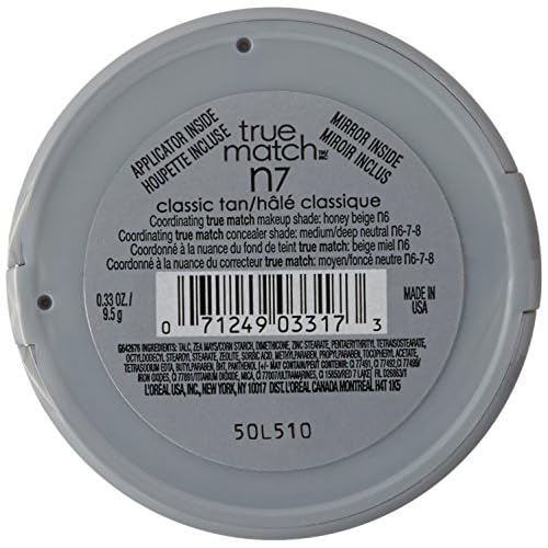 L'Or?al Paris True Match Super-Blendable Powder, Classic Tan, 0.33 oz.