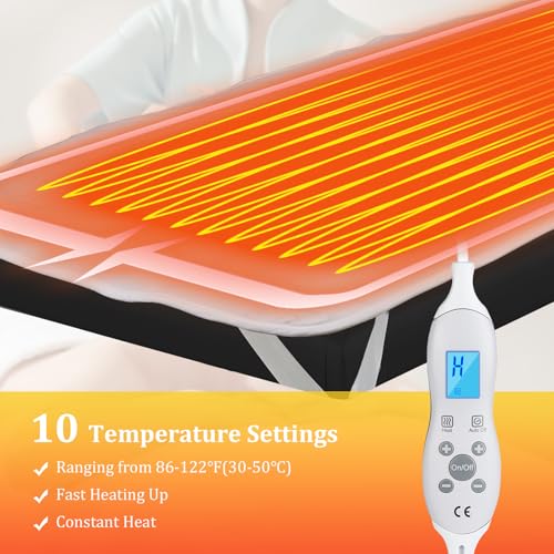 LIARTY Professional Massage Table Warmer - Heated Bed Pad, 30" x 72.8"