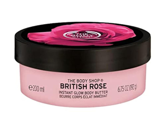 The Body Shop British Rose Body Butter – Nourishing & Moisturizing Skincare for Normal Skin – Vegan – 6.75 oz