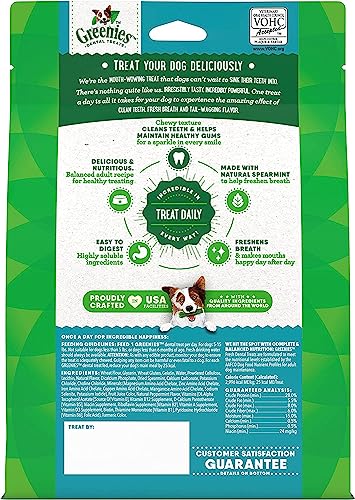 Greenies Fresh Dental Treats for Dogs Teenies - 43 Pack - (Dogs 5-15 lbs) - Pack of 2