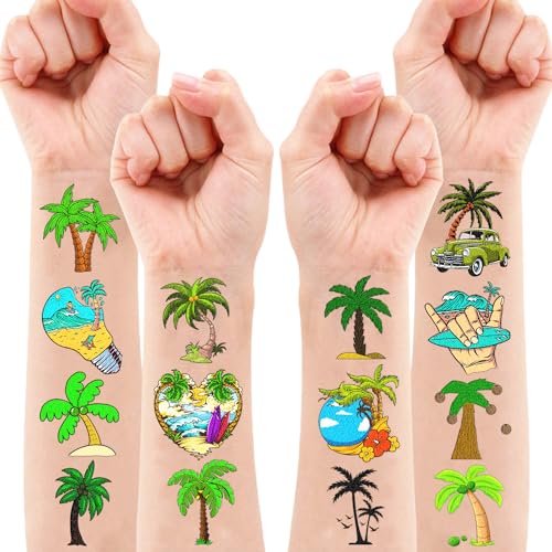 101 PCS Palm Tree Temporary Tattoos - Party Favors & Decorations