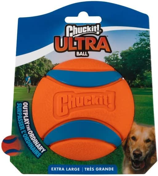 Chuckit Ultra Ball Dog Toy, XL (3.5 Inch Diameter), Pack of 1, for breeds 100+ lbs