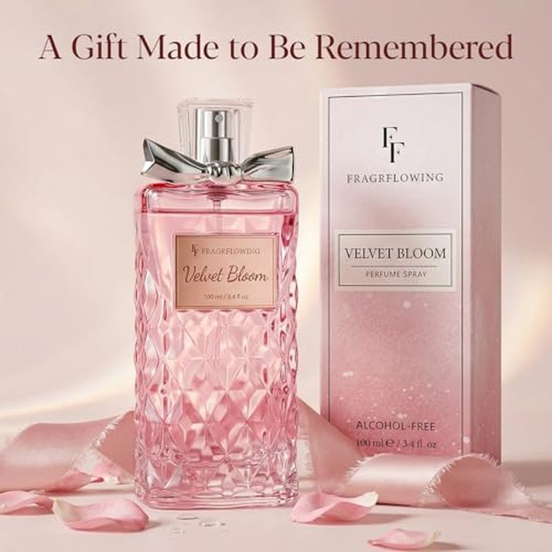 Alcohol-Free Floral Perfume for Women, 100ml - Velvet Bloom