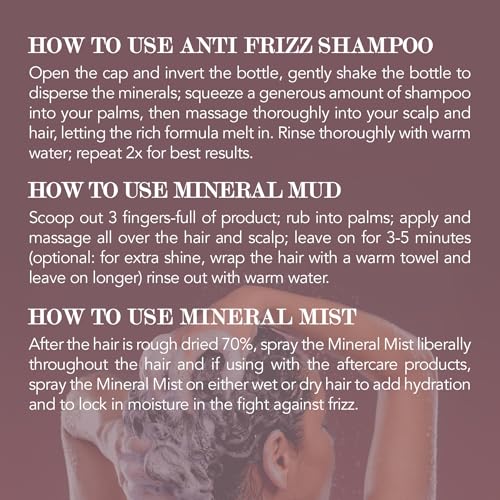 Mineral Hair Care Kit – Shampoo, Mud & Treatments Set