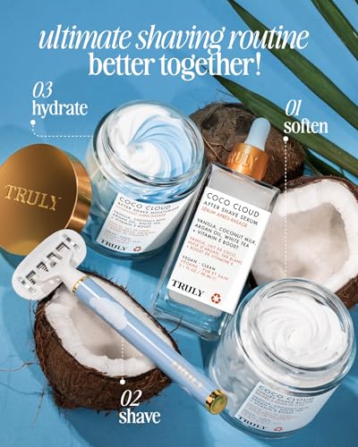 Coco Cloud Shave Butter - Hydrating Vegan Shaving Cream for Women 2 Oz