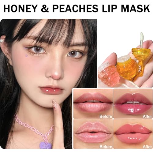 Honey Lip Oil Moisturizing Lip Gloss Set - 2 Pack