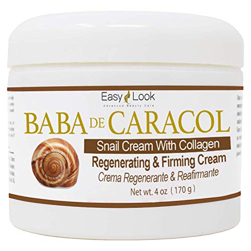 Baba de Caracol Snail Cream With Collagen Regenerating & Firming Cream Crema Regenerante & Reafirmante (Pack of 2)