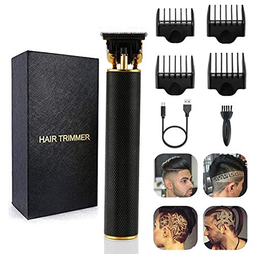 Cordless Hair Clipper Kit with 4 Guide Combs - Rechargeable