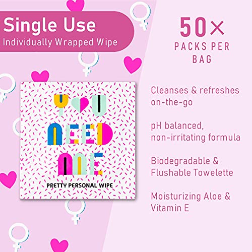LA Fresh Self Care Bundle Deal- Pre-soaked Acetone Nail Polish Remover 50 Pads and LA Fresh Feminine Hygiene Personal Flushable 50 Wipes Gently cleanses and freshens