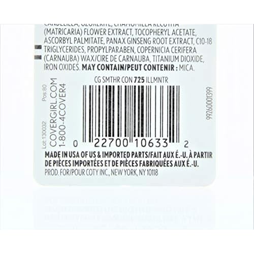 CoverGirl Smoothers Concealer, Illuminator [725] 0.14 oz (Pack of 4)