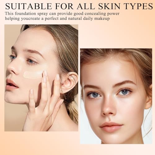 Airbrush Makeup Foundation Spray - Full Coverage Flawless Base