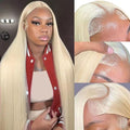Blonde 613 Lace Front Wig Human Hair 13x4 HD Straight 26"