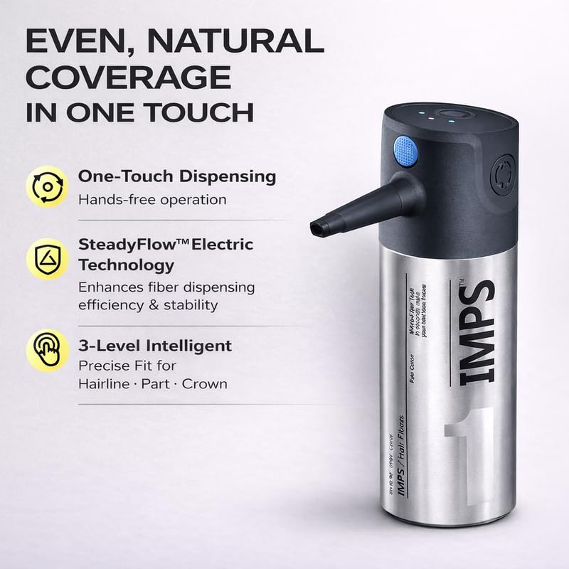 IMPS SteadyFlow Electric Hair Fiber Applicator - 3 Modes