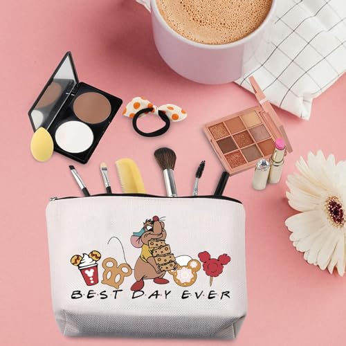 TSOTMO Mouse Gift Fairy Tale Merchandise Makeup Bag Fairy Princess Gift For Fans Cartoon Gift Jaq Gift Gus Gift (Mouse Ever)