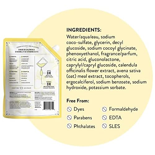 J.R. Watkins Foaming Hand Soap Refills, , Alcohol-Free Hand Wash, Cruelty-Free, , Moisturizing Hand Soap Refill for Bathroom or Kitchen, Lemon 28 fl oz Foam Soap Refill, 6 Pack