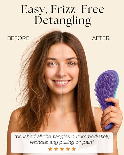 Lily England Detangler Brush for Curly & Thick Hair