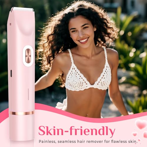2-in-1 Electric Shaver for Women - Dual-Head Bikini Trimmer