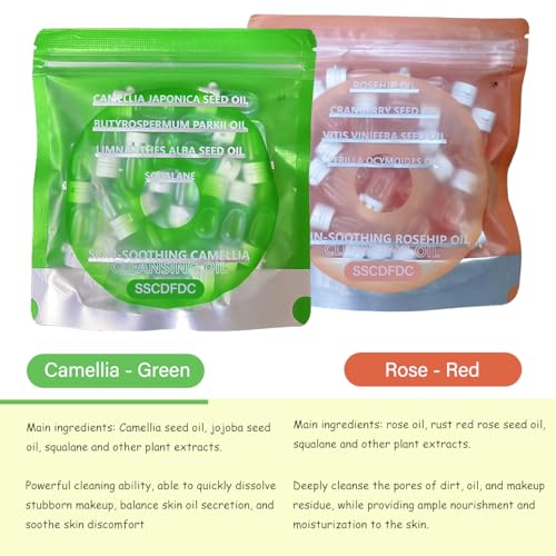 Cleansing Oil Mini Travel Set 20pcs - Makeup Remover for All Skin