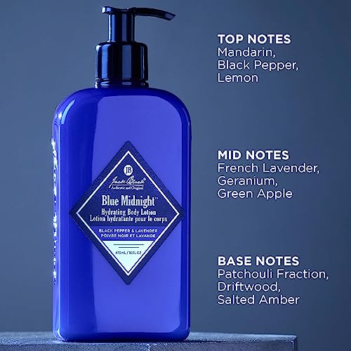 Jack Black Blue Midnight Hydrating Body Lotion, 3oz