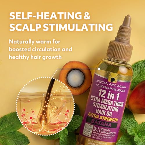 Batana & Natural Oils Hair Growth Formula - 12-in-1 Scalp Oil for Thicker, Healthier Hair
